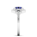 14K White Gold - Tanzanite