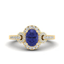14K Yellow Gold - Tanzanite