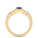 14K Yellow Gold - Tanzanite