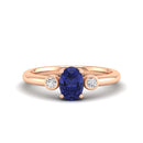 14K Rose Gold - Tanzanite
