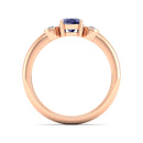 14K Rose Gold - Tanzanite