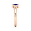 14K Rose Gold - Sapphire