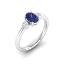 14K White Gold - Tanzanite