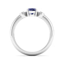 14K White Gold - Tanzanite