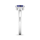 14K White Gold - Tanzanite