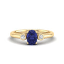 14K Yellow Gold - Tanzanite