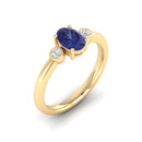 14K Yellow Gold - Tanzanite
