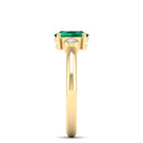14K Yellow Gold - Emerald
