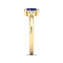 14K Yellow Gold - Tanzanite