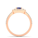14K Rose Gold - Tanzanite