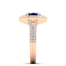 14K Rose Gold - Sapphire