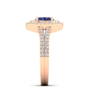 14K Rose Gold - Tanzanite