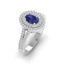 14K White Gold - Tanzanite