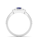 14K White Gold - Tanzanite