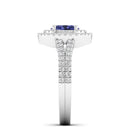 14K White Gold - Tanzanite