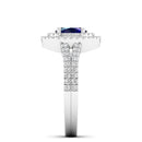 14K White Gold - Sapphire