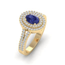 14K Yellow Gold - Tanzanite