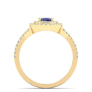 14K Yellow Gold - Tanzanite