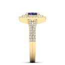14K Yellow Gold - Tanzanite
