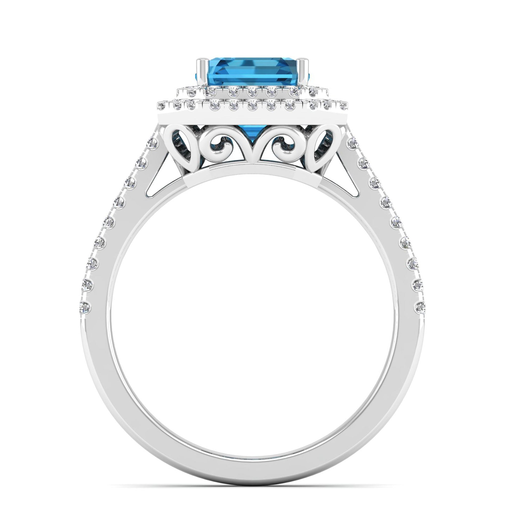 14K White Gold