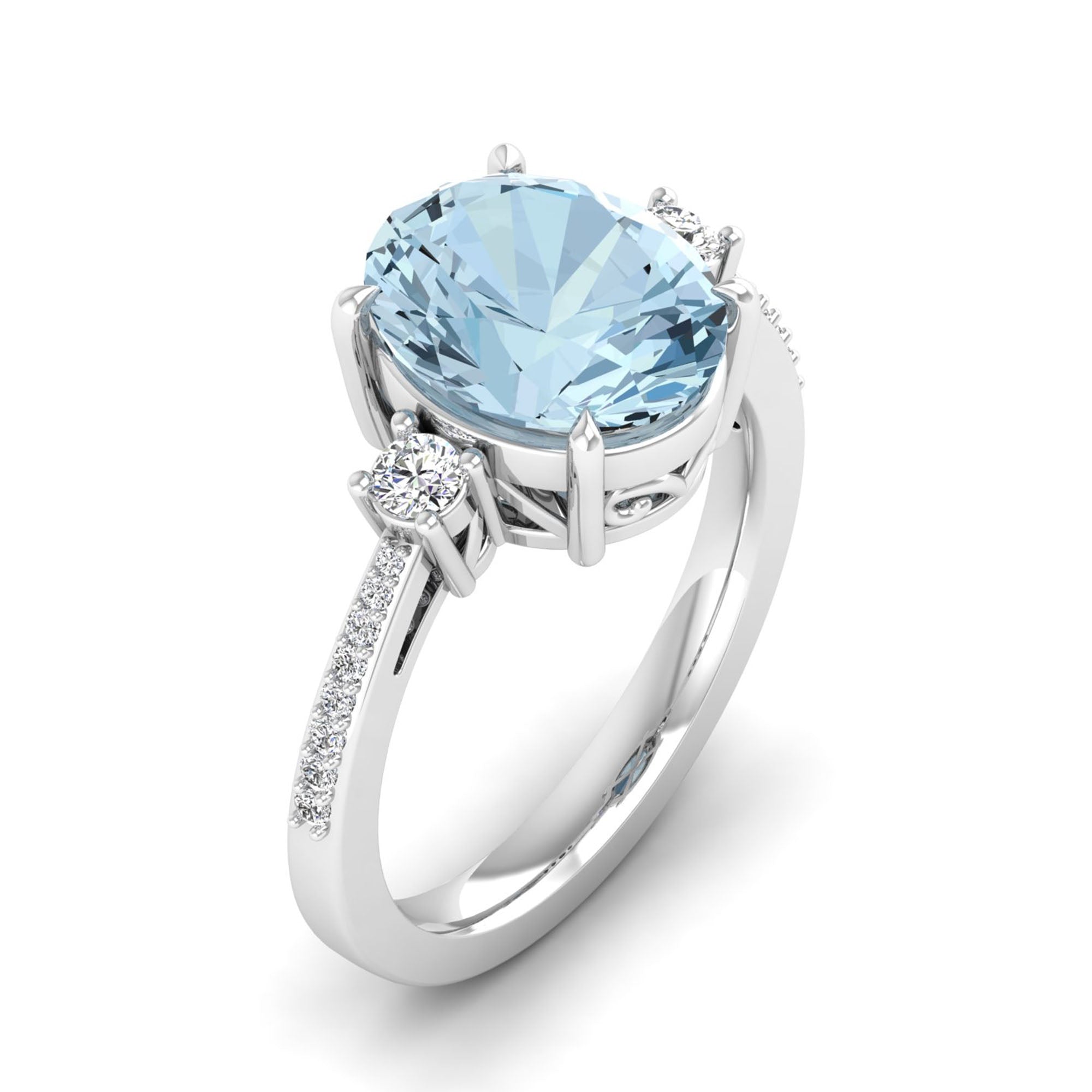 14K White Gold