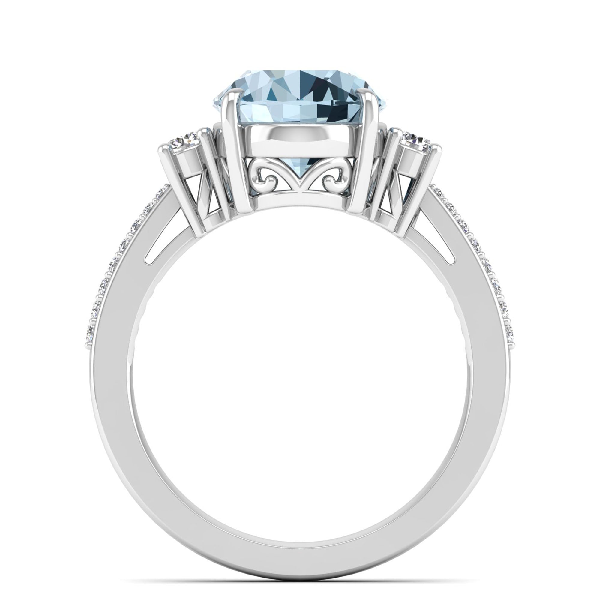 14K White Gold