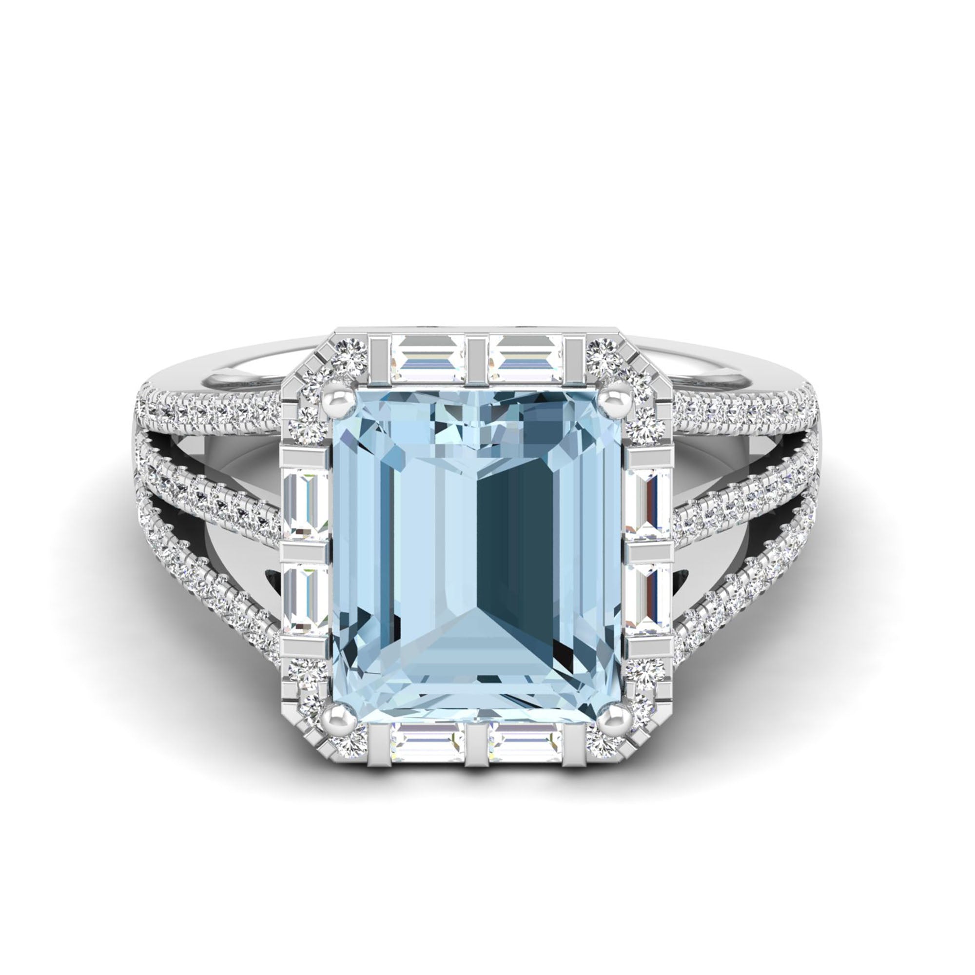 14K White Gold