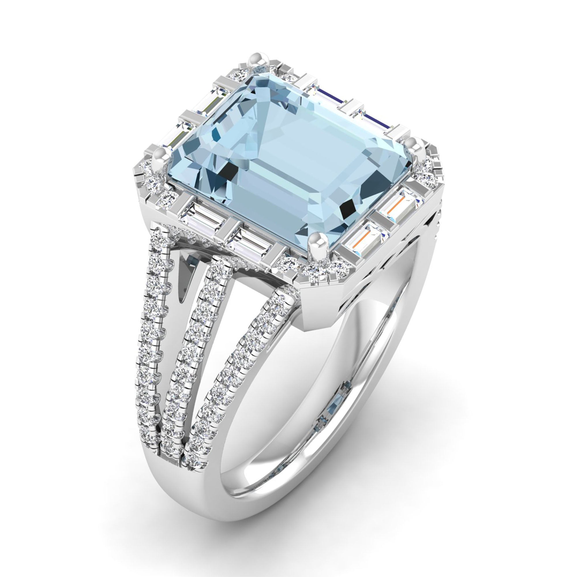14K White Gold