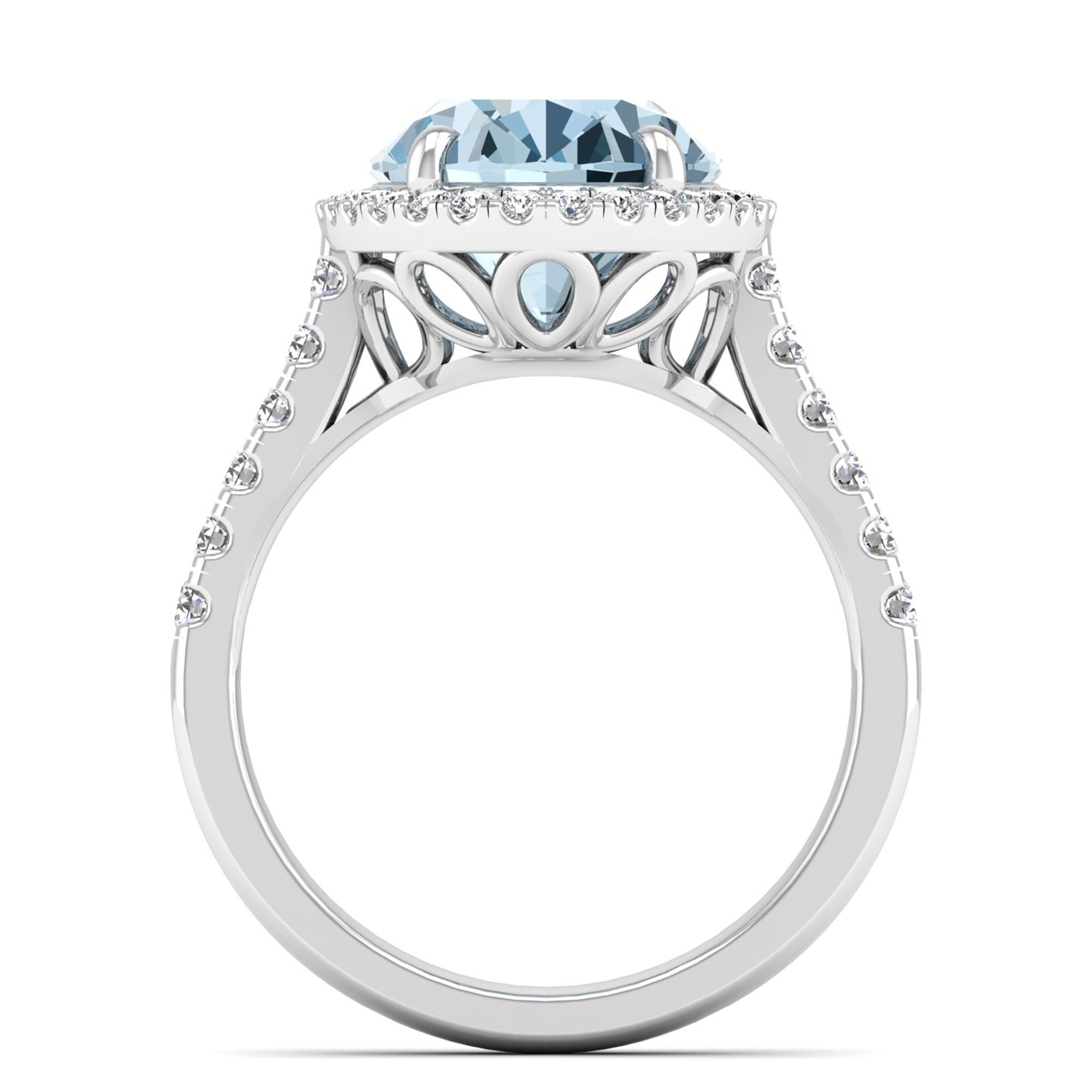 14K White Gold