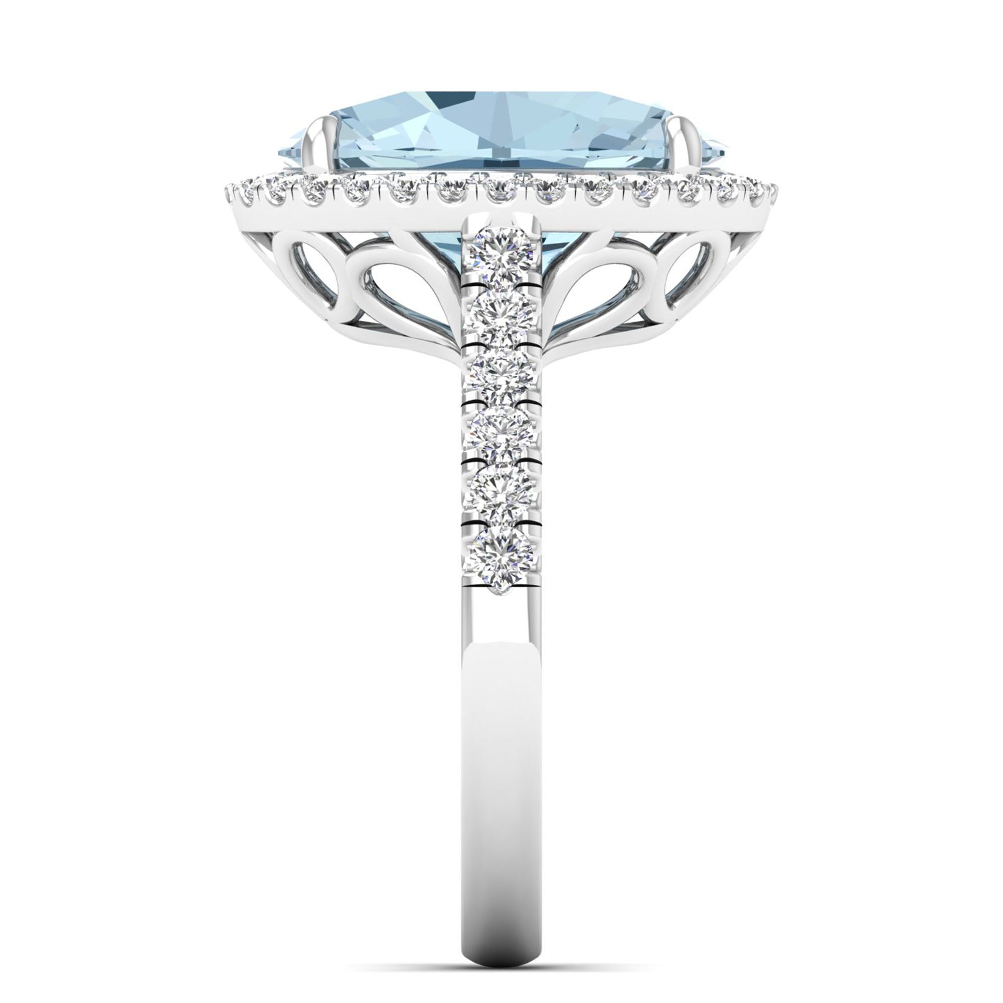 14K White Gold