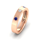 14K Rose Gold - Sapphire