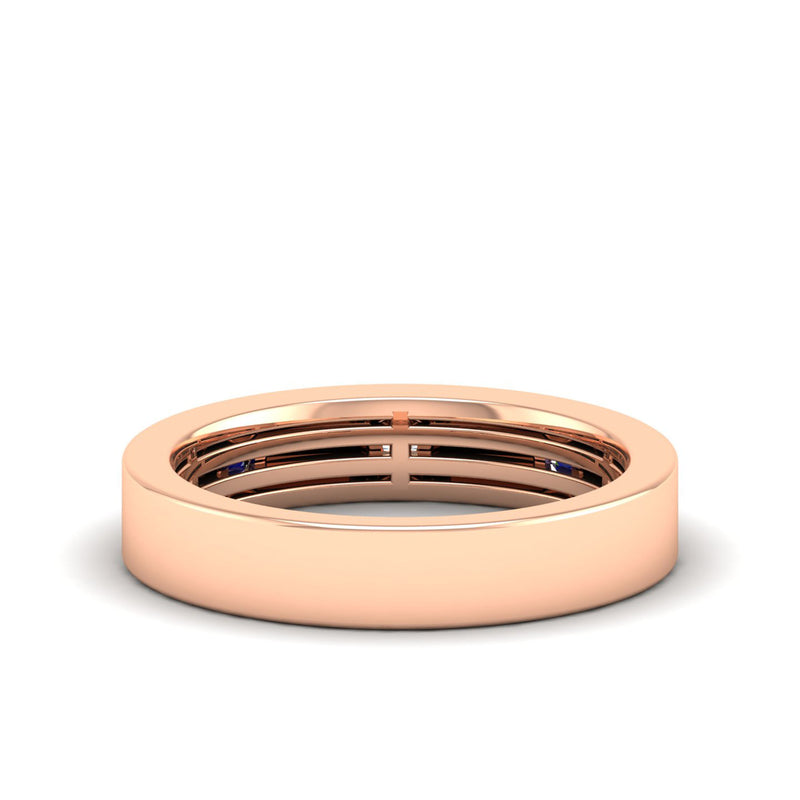 14K Rose Gold - Sapphire