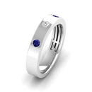 14K White Gold - Sapphire