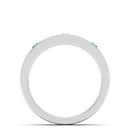 14K White Gold - Emerald