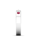 14K White Gold - Ruby