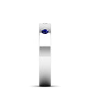 14K White Gold - Sapphire