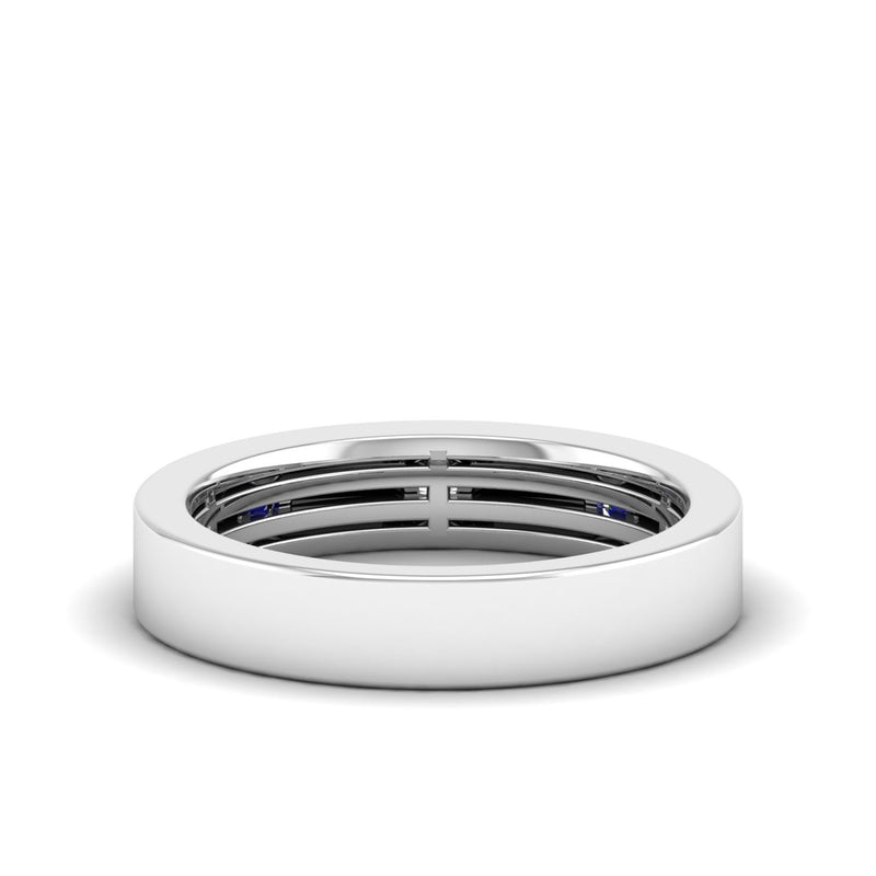 14K White Gold - Sapphire