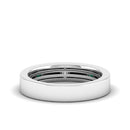 14K White Gold - Emerald