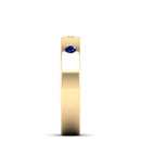 14K Yellow Gold - Sapphire