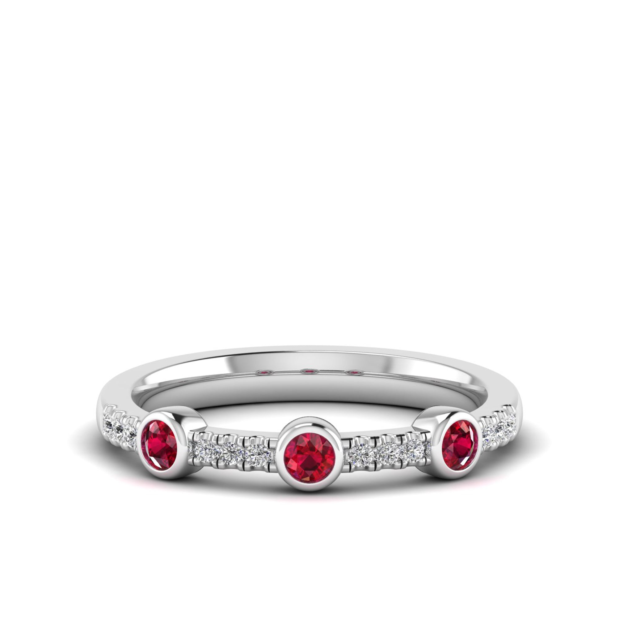 14K White Gold
