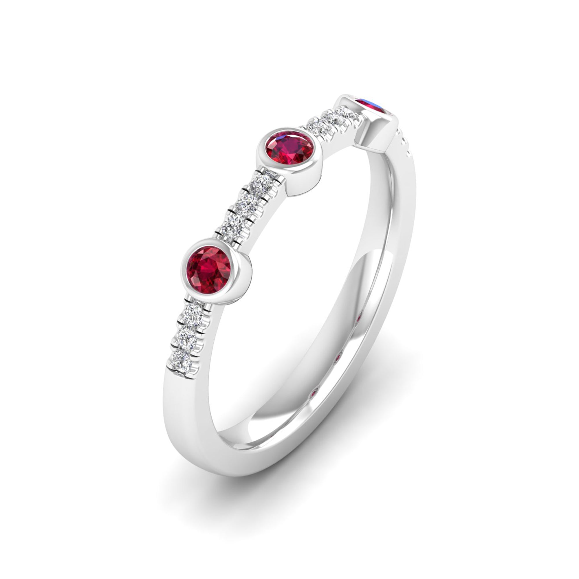 14K White Gold