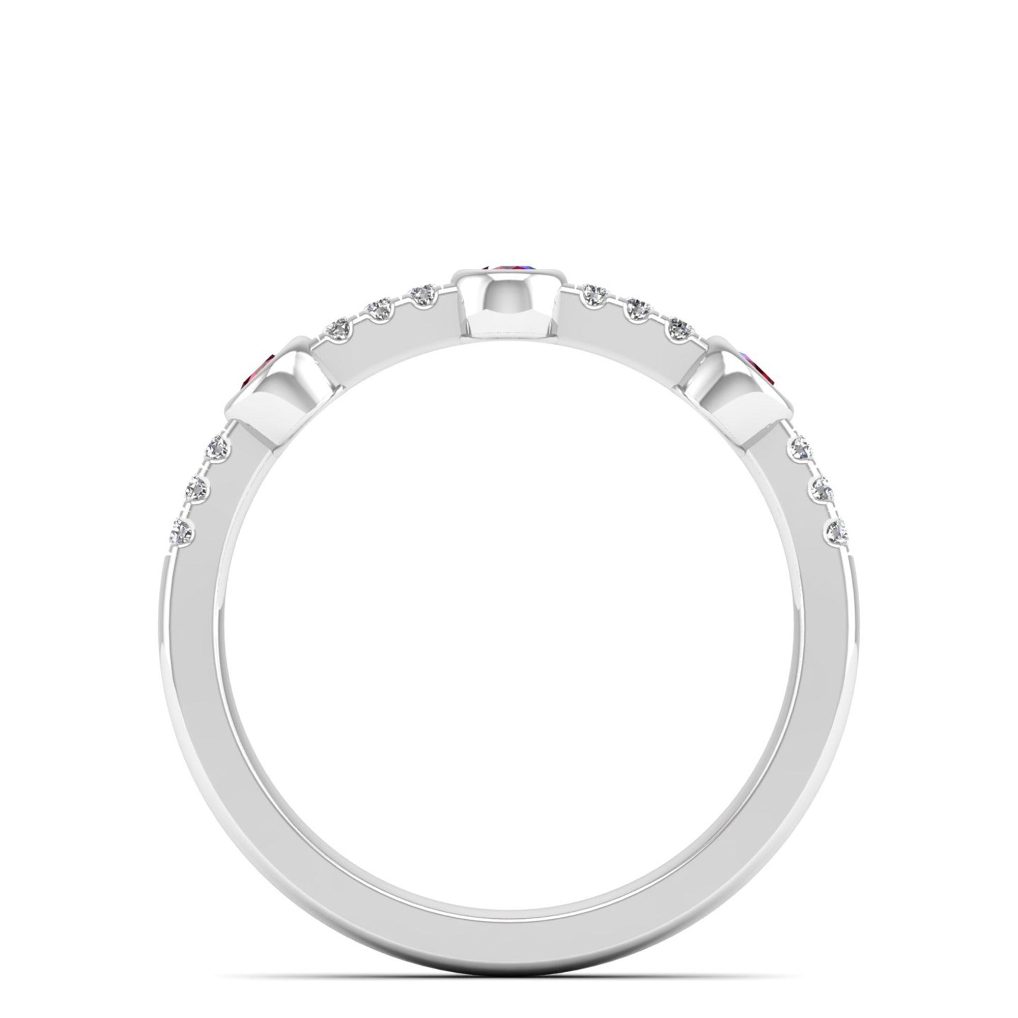 14K White Gold