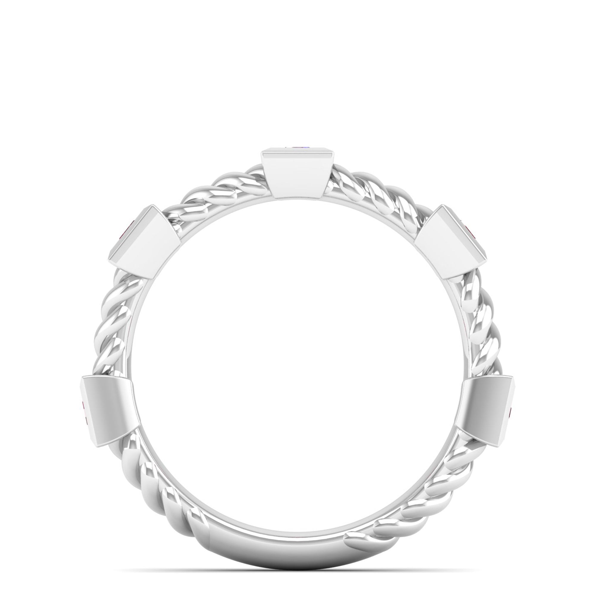 14K White Gold