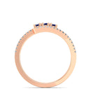14K Rose Gold - Sapphire