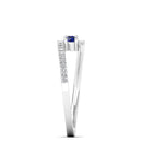 14K White Gold - Sapphire
