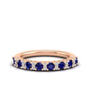 14K Rose Gold - Sapphire