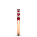14K Rose Gold - Ruby
