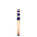 14K Rose Gold - Sapphire