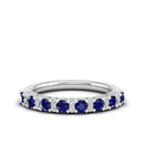 14K White Gold - Sapphire