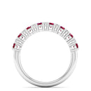 14K White Gold - Ruby